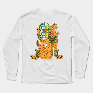 Mayan Jaguar Long Sleeve T-Shirt
